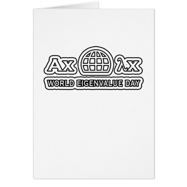 Día Mundial del Valor del Eigenvalue! (Frente)