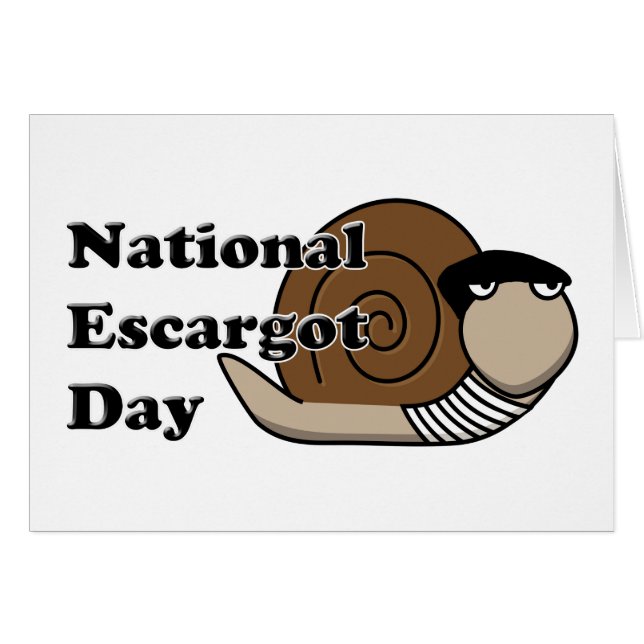Día Nacional de Escargot (Anverso (Horizontal))