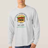 Día Nacional de Hamburguesa 28 de mayo Camiseta