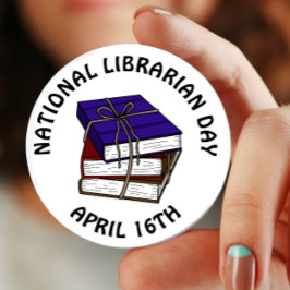 Día Nacional de la Bibliotecología - Botón 16 de a