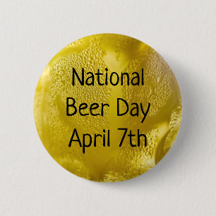 Día Nacional de la Cerveza 7 de abril botón divert