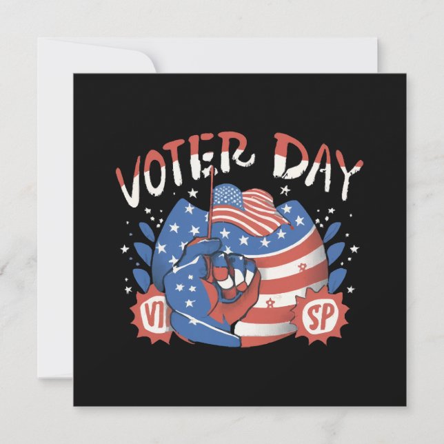 Día nacional de registro de votantes (Anverso)