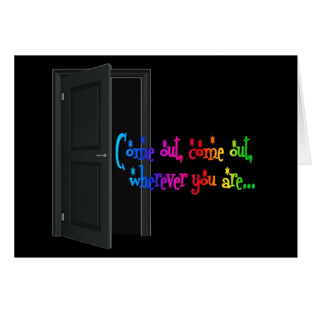 Día nacional de salida (NCOD) cerró LGBT (Anverso (Horizontal))