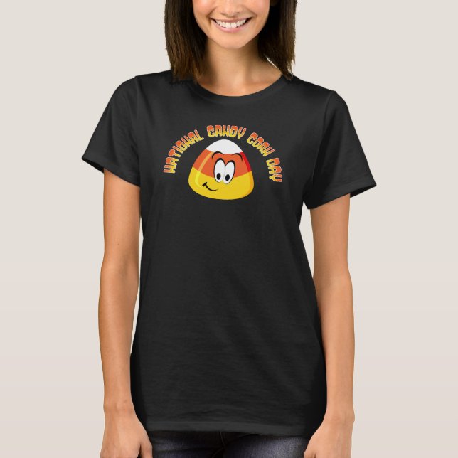 Día Nacional del Candy Corn, camiseta de caramelo  (Anverso)