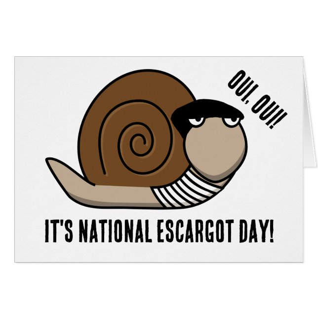 Día Nacional del Escargot (Anverso (Horizontal))