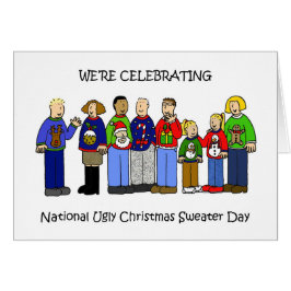 Día nacional del suéter de los Navidades feos