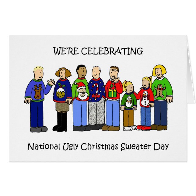 Día nacional del suéter de los Navidades feos (Anverso (Horizontal))