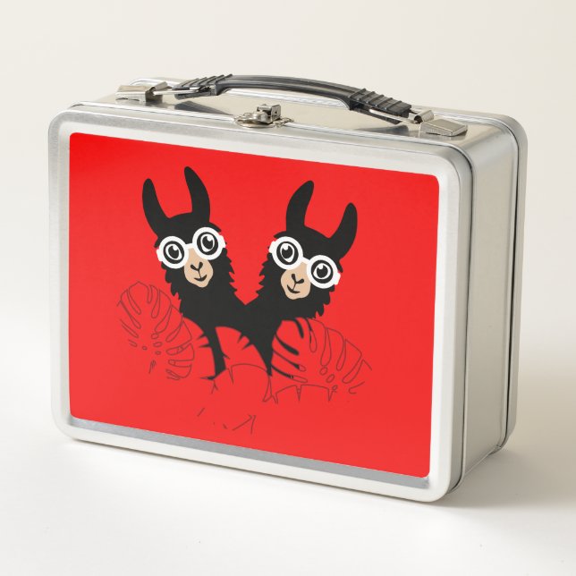 Día nacional gemelo Llama Alpaca 18 de diciembre (Anverso)