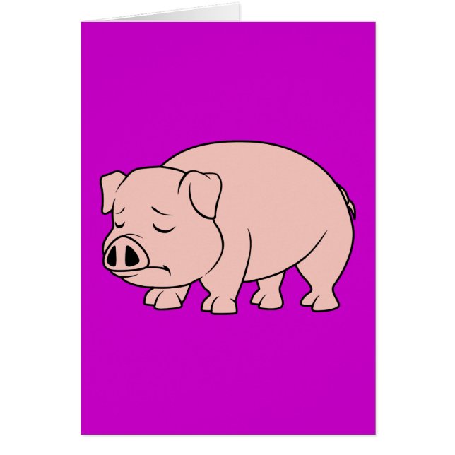 Día nacional gritador del cerdo del cochinillo (Frente)