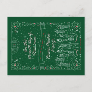 DÍA ONCE DE NAVIDAD / Tarjeta Postal de Navidad