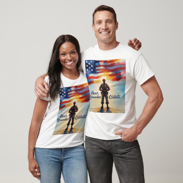 Día Patriótico De Conmemoración De Camisetas De Di (Unisexo)