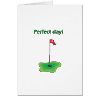 ¡Día perfecto! Diseño del golf