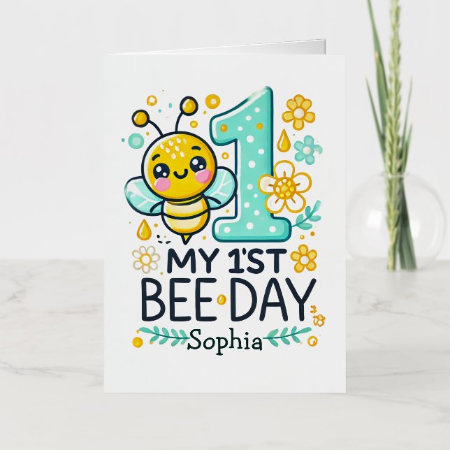 Día Personalizado de la Abeja 1 (Anverso)