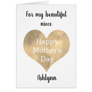 Día personalizado de la madre de una sobrina