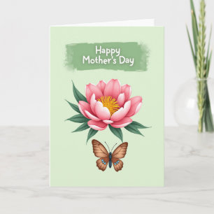 Día Sereno de la Madre Tarjeta de Flores