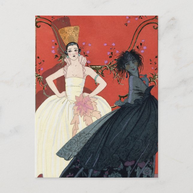 Día y noche en la postal Art Deco de París (Anverso)