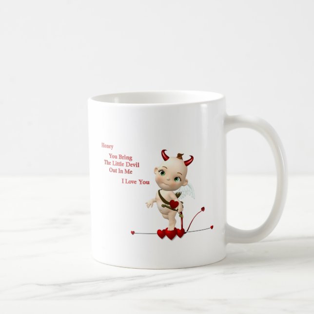 diablo del lil, taza del sobre del cupid (Derecha)