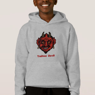 Diablo Rojo Fanático Con Sudadera De Cuernos
