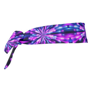 Diadema de lazo de luces de neón púrpura