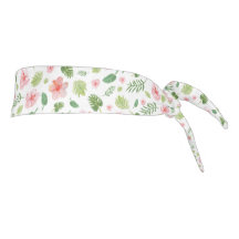 Diadema de lazo floral de hibisco