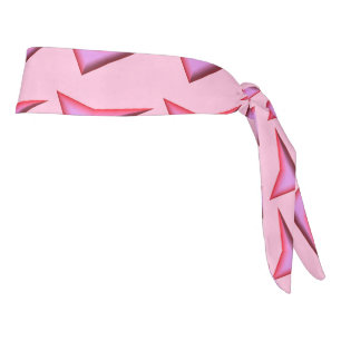 Diadema de placa comprobadora de acero rosa claro