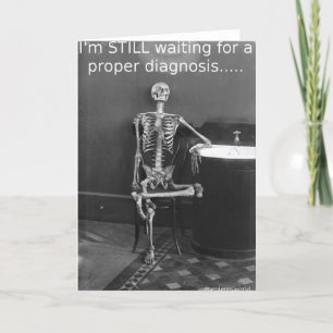 DIAGNOSIS de la tarjeta de felicitaciones MENIERE