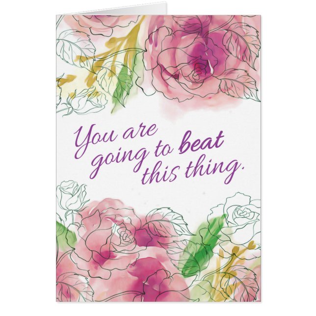 Diagnóstico de cáncer, vas a vencer esto (Frente)