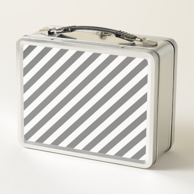 Diagonal gray and white stripes pattern (Reverso)
