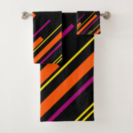 Diagonarios - Negro, rosa, Naranja y amarillo