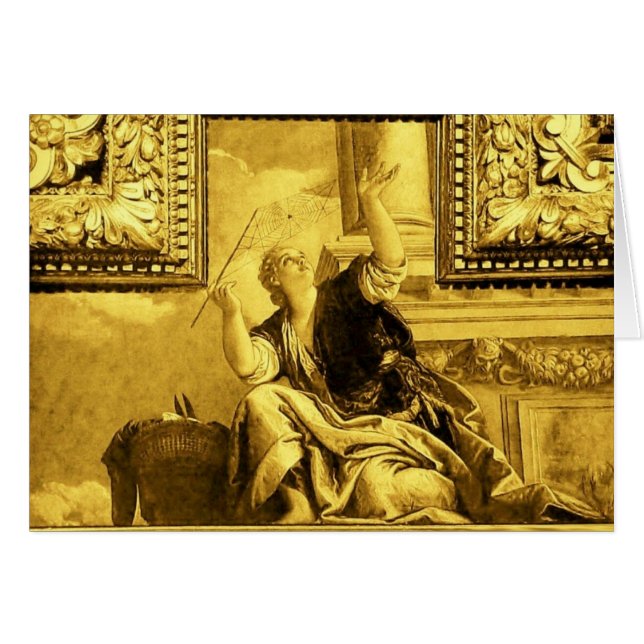 DIALECTICA de Paolo Veronese, dorado amarillo (Anverso (Horizontal))