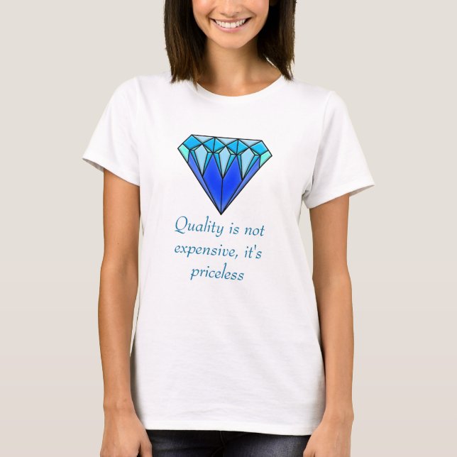 Diamante Azul, soy una camiseta sin precio (Anverso)
