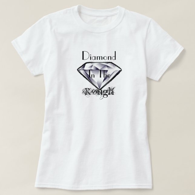 DIAMANTE EN la camiseta de las Áspero-Señoras (Diseño del anverso)