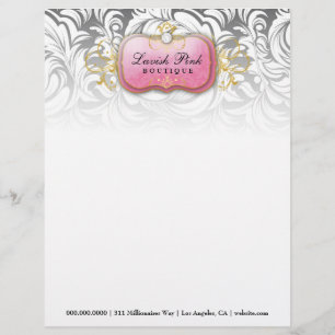 diamante rosado de la placa 311-Lavish - papel con