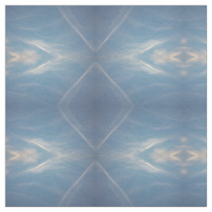 diamantes azules blancos en motivos celestes, tela