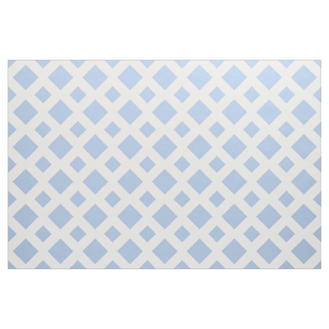 Diamantes azules claros en la tela geométrica ("Cuarto gordo" (fat quarter))