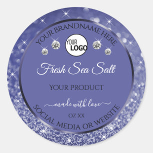 Diamantes con el logotipo de la etiqueta de produc