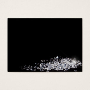 Diamantes en un fondo negro