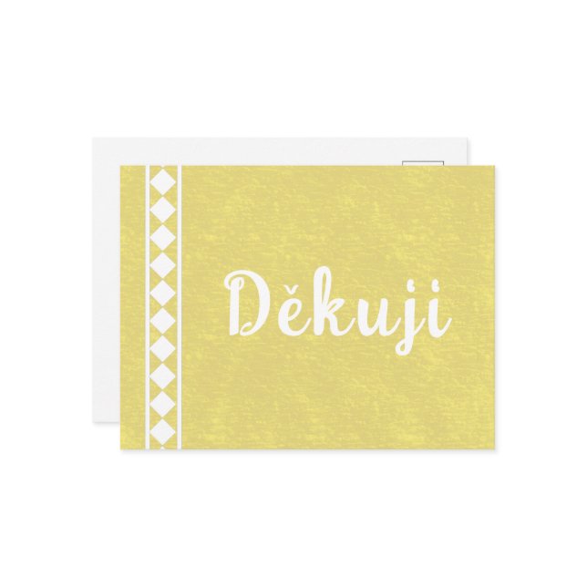 Diamantes en una tarjeta postal de agradecimiento  (Anverso/Reverso In Situ)