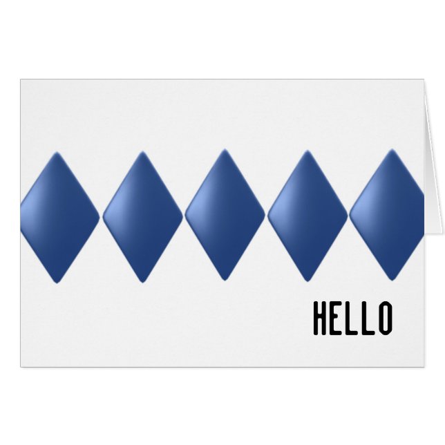 Diamantes flotantes azules (Anverso (Horizontal))