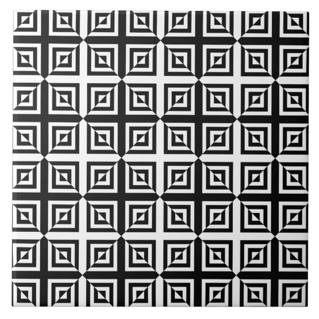 diamantes ópticos azulejos de cerámica (Frente)