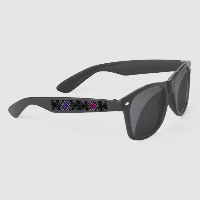 Diamantes y cruces gafas de sol (Derecha)