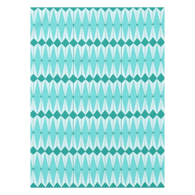 Diamantes y mantel geométricos de Starbursts (Anverso)