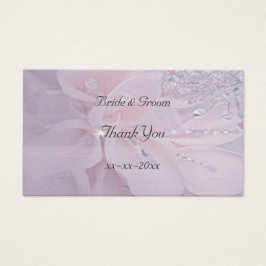 Diamond Boda Gracias Etiqueta Favor