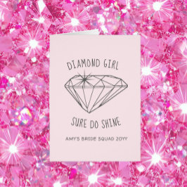 Diamond Chica Shine Personalizado Gracias
