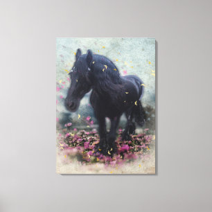 DIAMOND en flores ~ Lienzo envuelto
