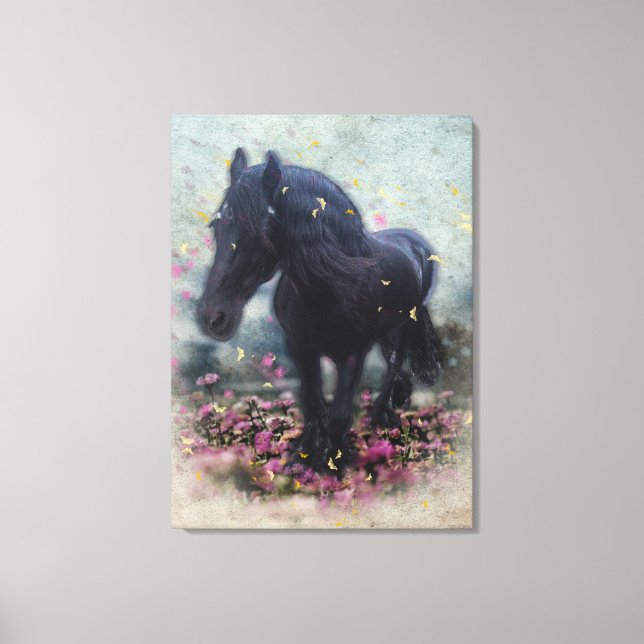 DIAMOND en flores ~ Lienzo envuelto (Anverso)