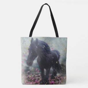 DIAMOND en las flores ~ Bolsa de Tote