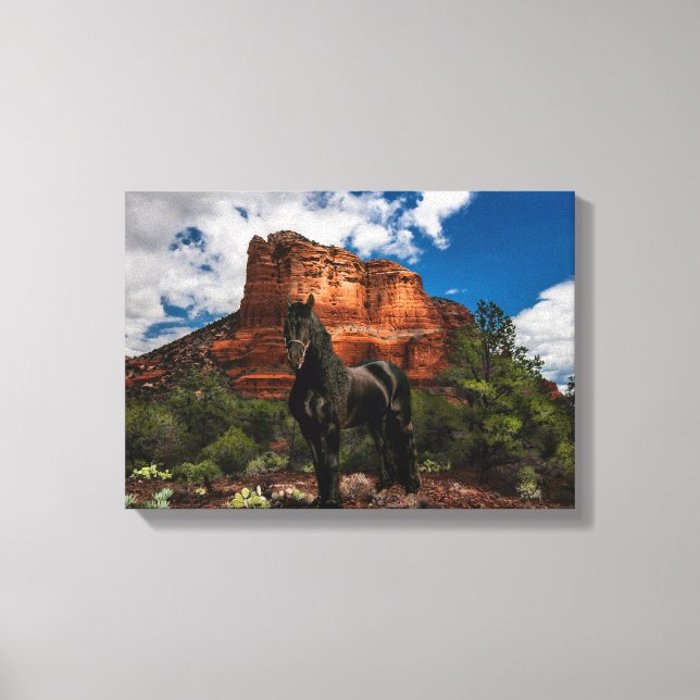 DIAMOND VI Friesiano - Lienzo envuelto (Anverso)