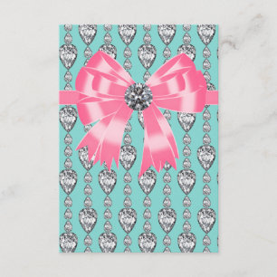 Diamonds Rosa Azul Turquesa Fiesta RSVP