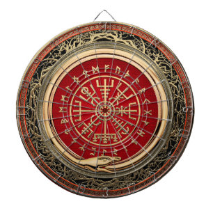 Diana [200] Compás rúnico mágico del oro de Vegvisir -